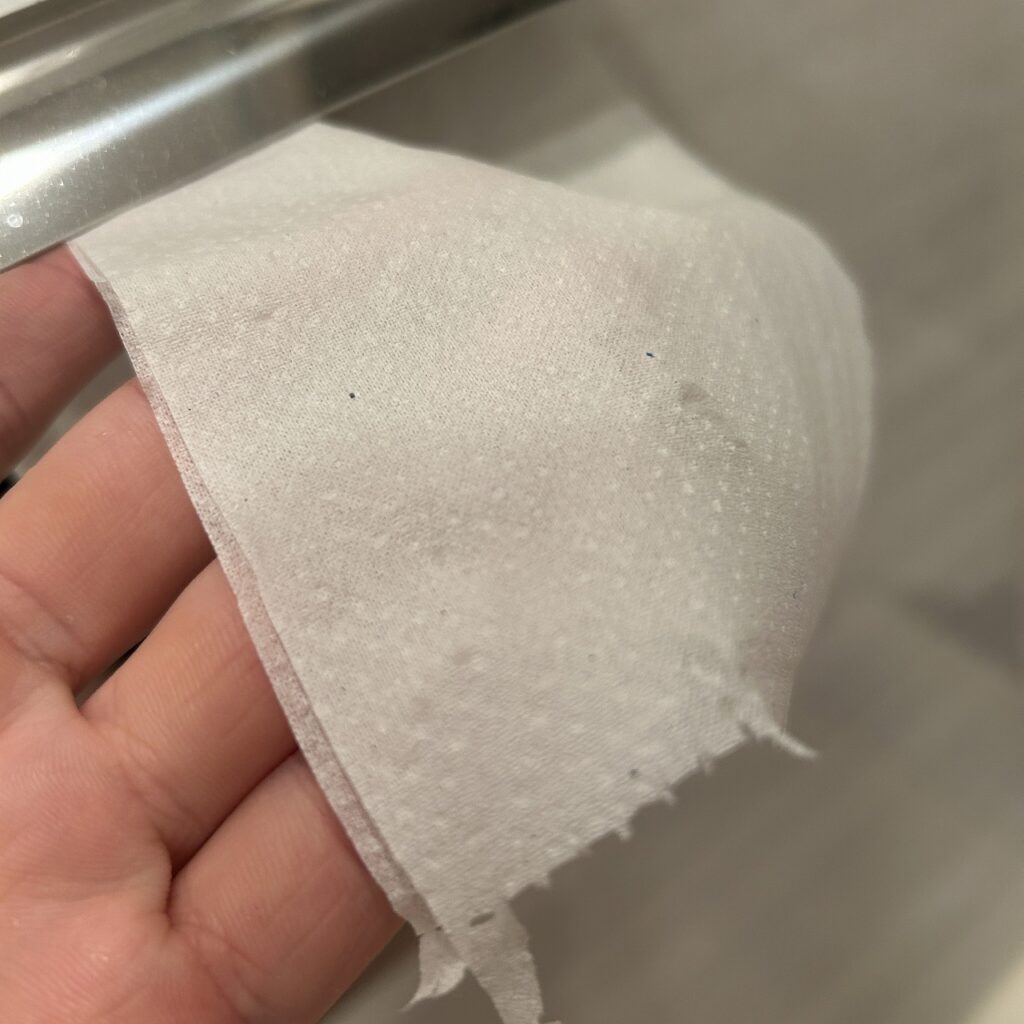 ダブル仕様のトイレットペーパー