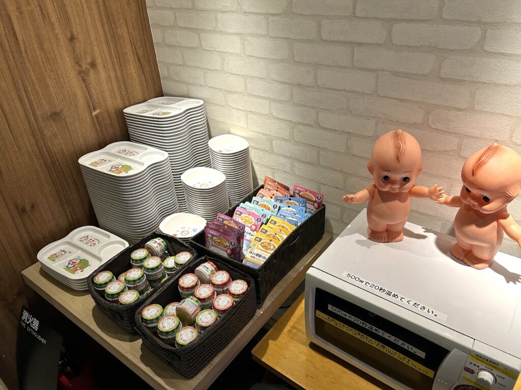 杉乃井ホテルバイキングの離乳食コーナー