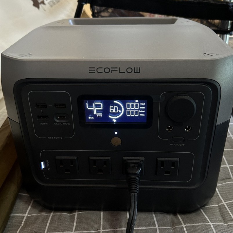Ecoflow River 2 Proでホットサンドメーカーを使用した後
