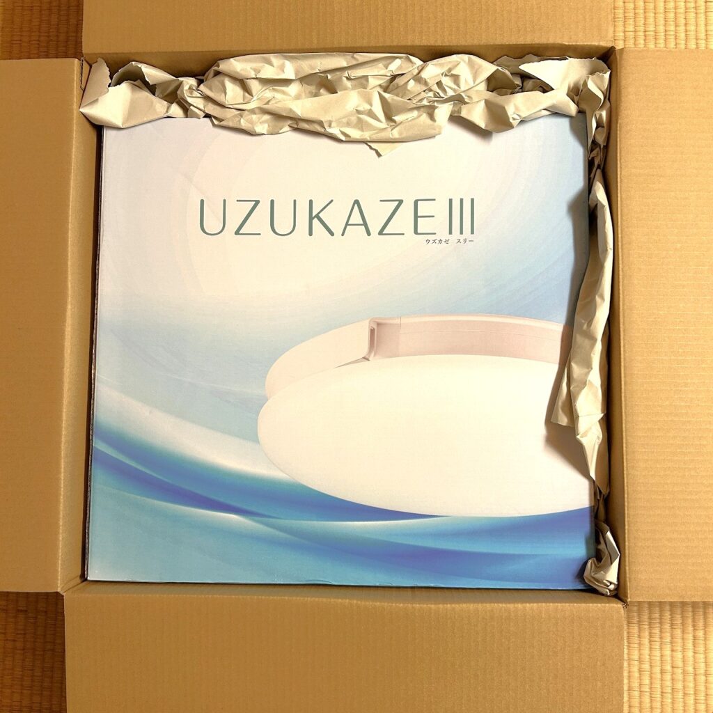 slimac UZUKAZE3の外箱パッケージ
