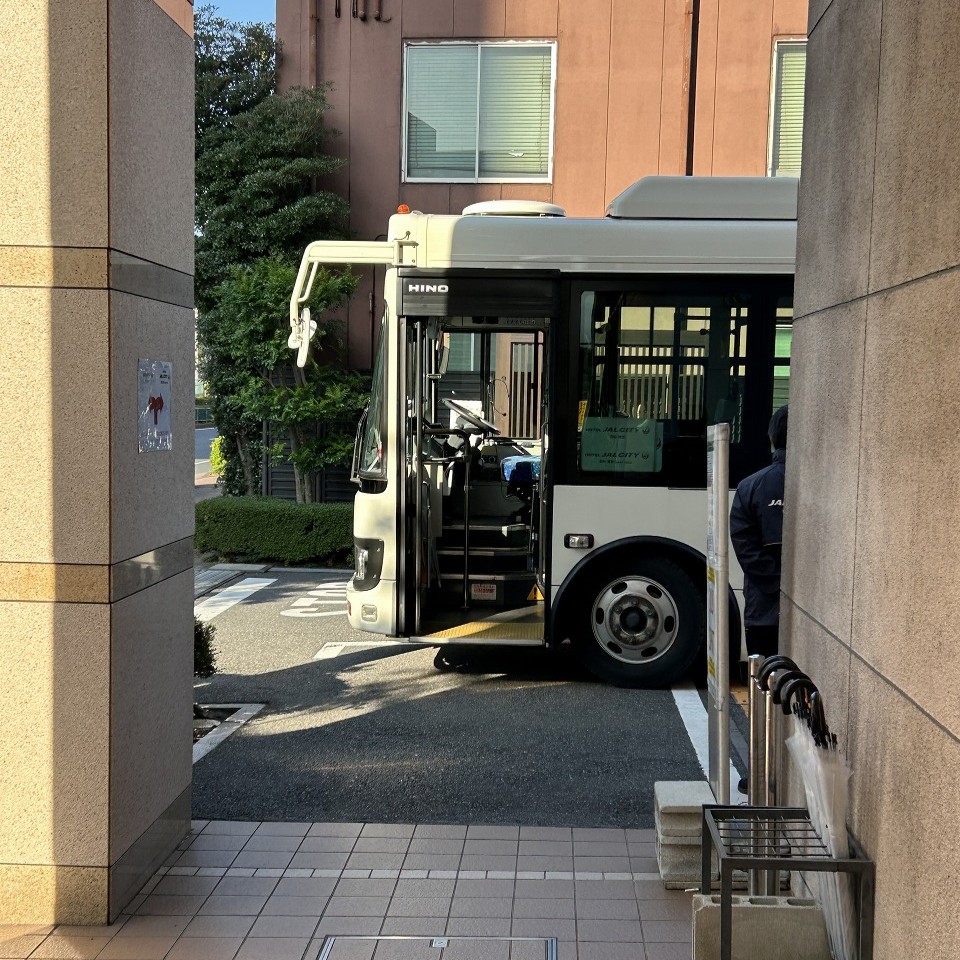 ホテルJALシティ羽田の羽田空港行き無料シャトルバス