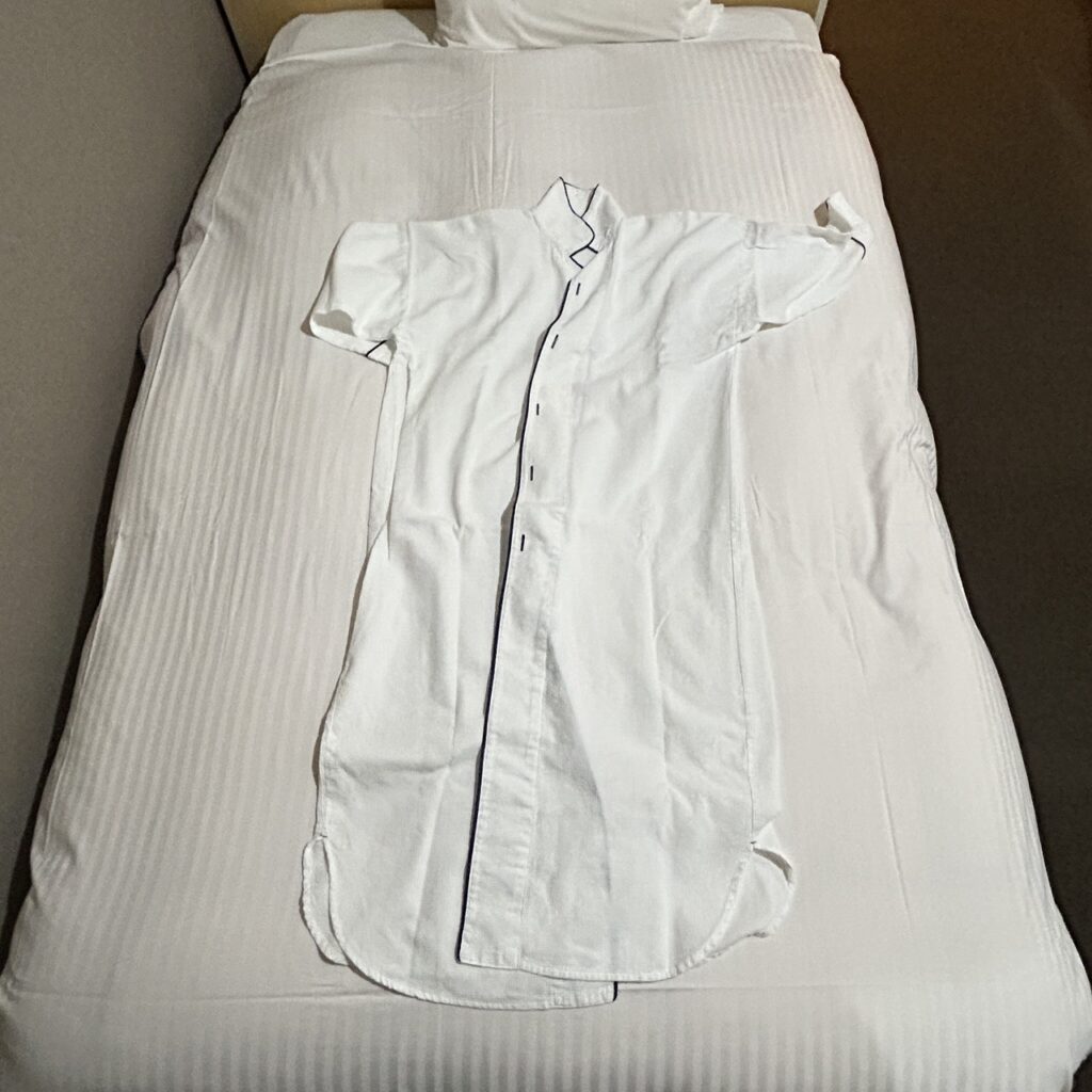 ホテルアベスト目黒の客室パジャマ