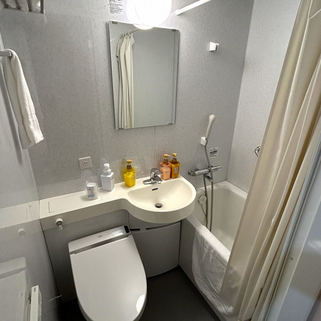 ホテルアベスト目黒の浴室