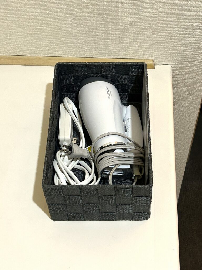 ホテルアベスト目黒の客室ドライヤー