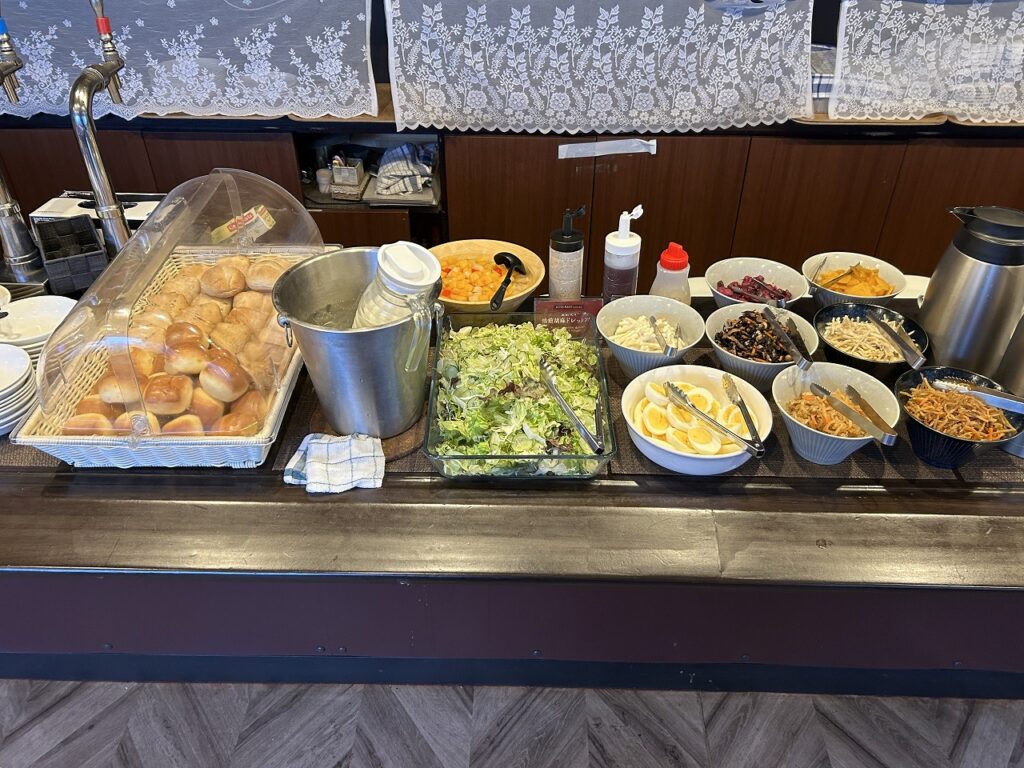 ホテルアベスト目黒の朝食メニュー