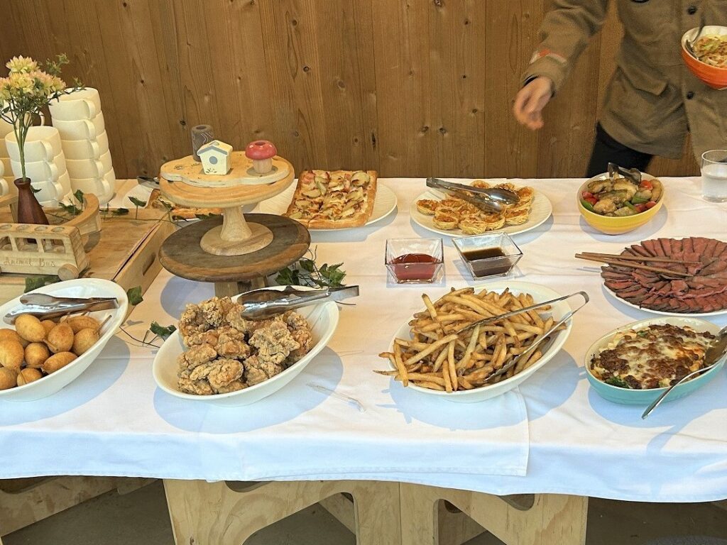 Bub Resort つくばの子供向け夕食ビュッフェメニュー