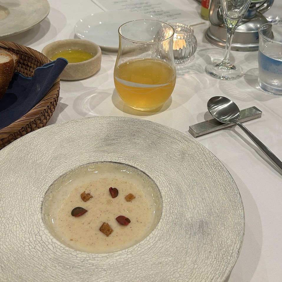 Bub Resort つくばの夕食コーススープ料理