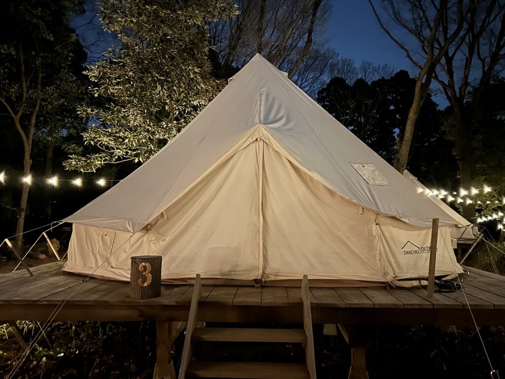 Bub Resort つくばのグランピングテント外観