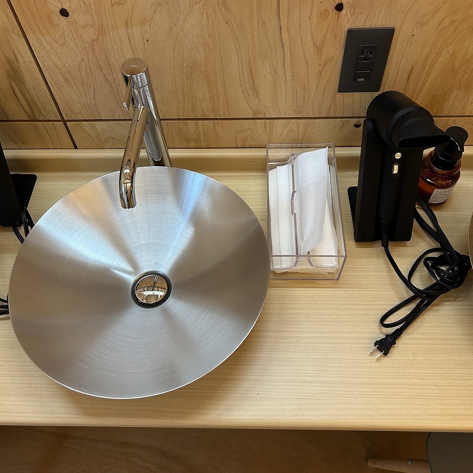 Bub Resort つくばの洗面台・ドライヤー完備