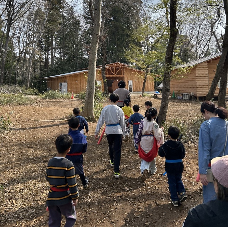 Bub Resort つくばの水戸黄門合戦に参加する子供たち